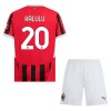 Officiële Voetbalshirt + Korte Broek AC Milan Kalulu 20 Thuis 2024-25 - Kids